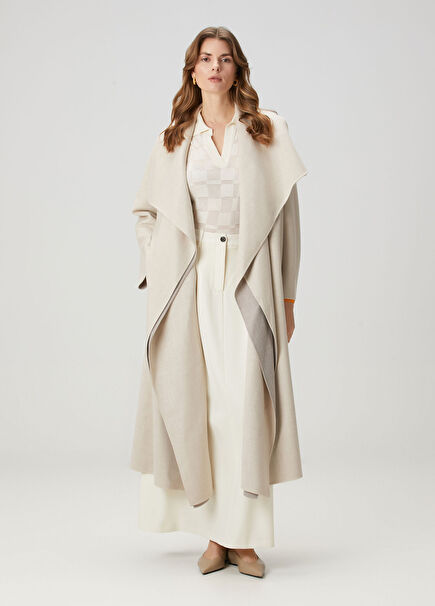 Beige Wool Jacket
