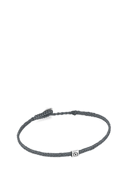 Life Herrinbone Men's Silver Bracelet