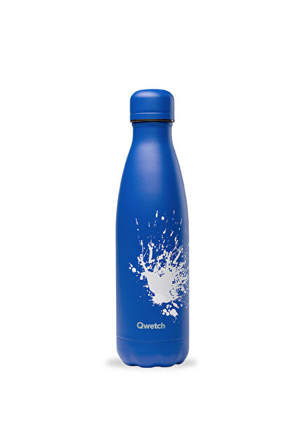 QD3361 Spray Patterned Heat Insulated Blue Thermos 500 ml