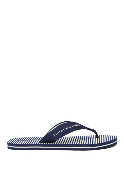 Blue White Women's Beach Slippers