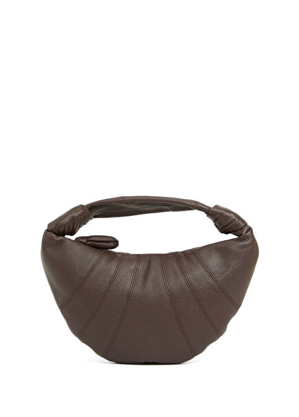 Fortune Croissant Brown Women's Leather Handbag