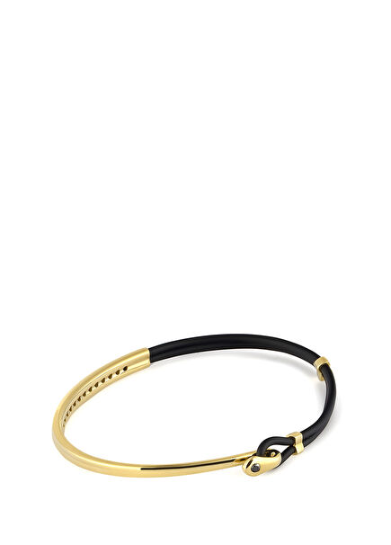 Black Diamond Men's 14k Gold Bracelet