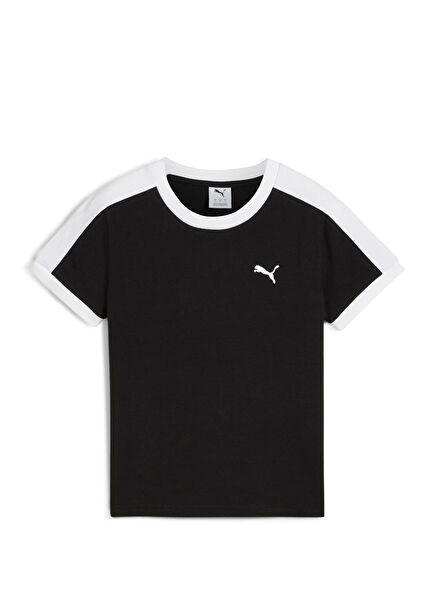 T7 Black Pamuklu Kısa Kollu Kadın Spor T-shirt