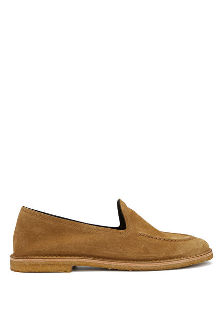 Tan Men's Suede Loafer