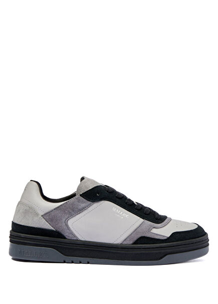 Gri Erkek Deri Sneaker