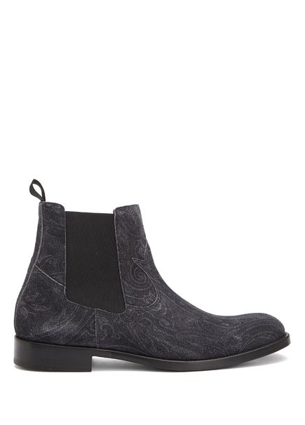 Black Men's Leather Boots