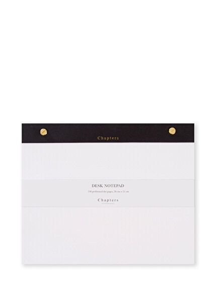 Large Notepad Black Desktop Note Papers