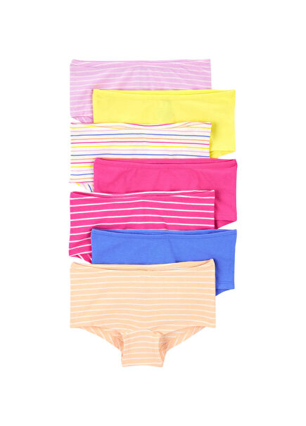 Colorful Cotton Girls' Panties Set