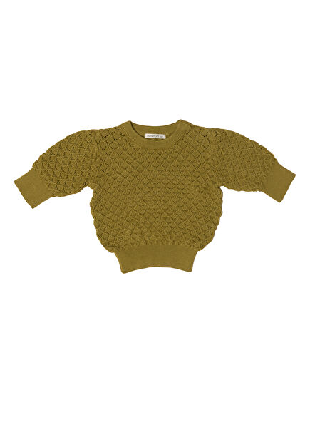 Fat Green Girls' Knit Sweater