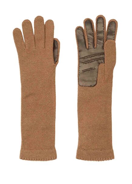 Brown Women's Cashmere Gloves