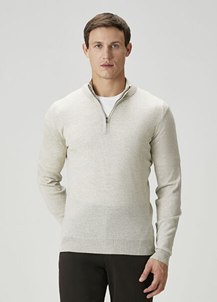 Grey Wool Knitwear