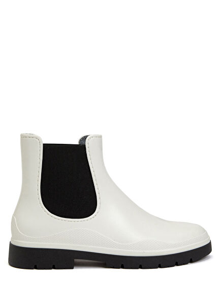 Beyaz Kadın Chelsea Yağmur Botu