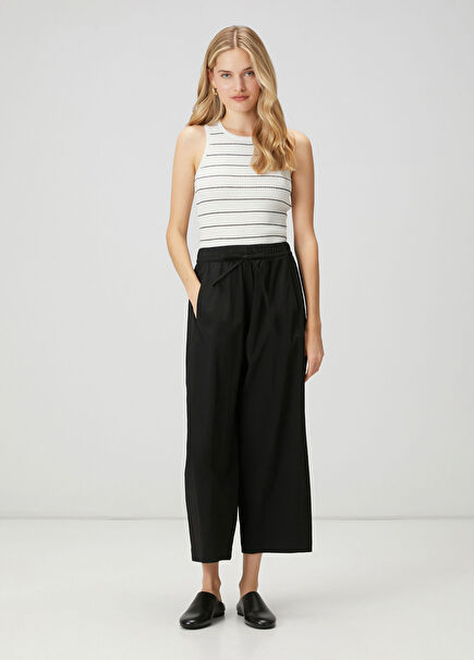 Black Barrel Fit Pants