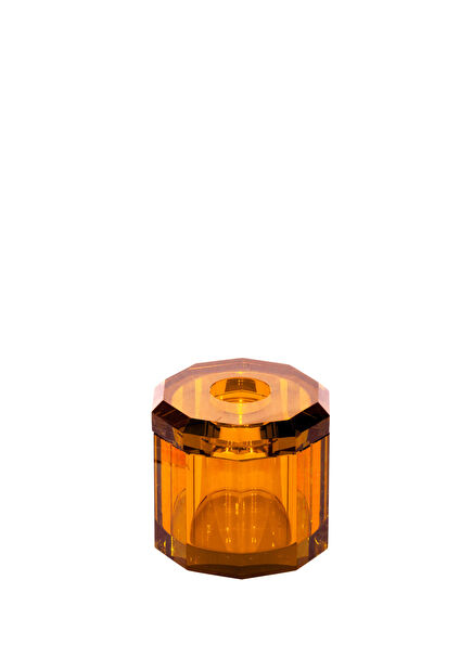 Amber Crystal Napkin Holder