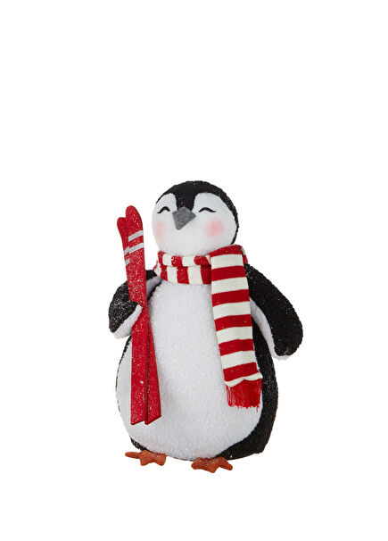 Penguen Figürlü Yılbaşı Ağacı Süsü 38 cm