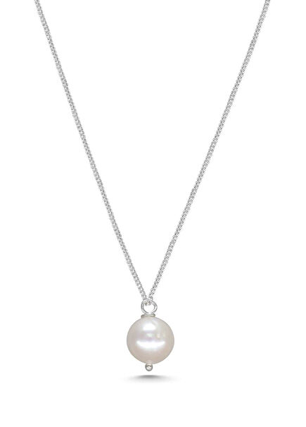 Hailey Pearl Studded 925 Sterling Silver Women's Necklace