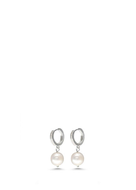 Hailey İnci Taşlı 925 Ayar Gümüş Kadın Küpe