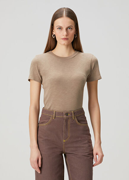 Sonoma Koyu Bej T-shirt