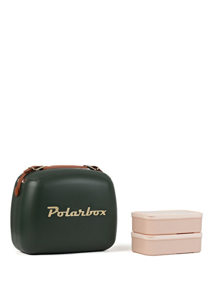 Verde Forest Gold Classic Deri Kayışlı Coolerbag  Soğuk ve Sıcak Tutucu Termal Çanta 6 Lt