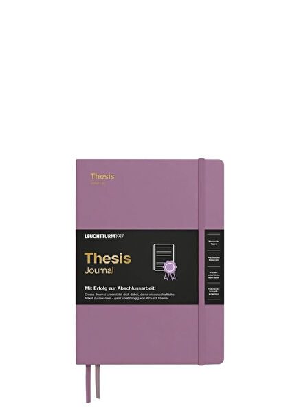 Dusty Rose Thesis Journal Medium A5 Sert Kapak Almanca Defter 369202