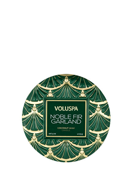 Noble Fir Garland Mini Tin Candle