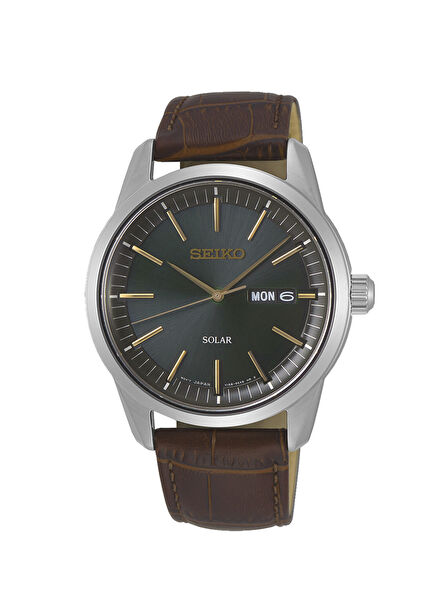 SEINE529P Kahverengi Deri Erkek Kol Saati