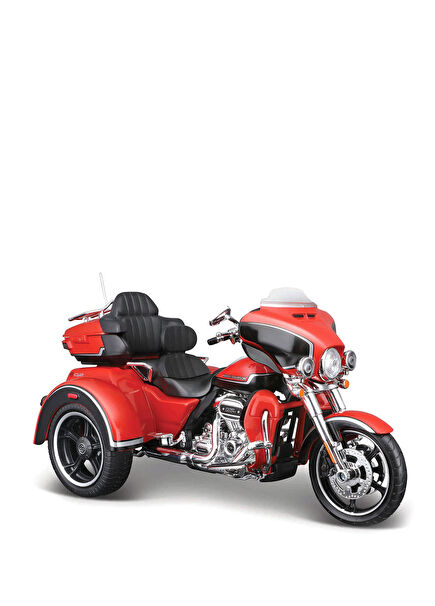 1:12 Harley-Davidson 2021 CVO TRI Glide Orange Model Engine