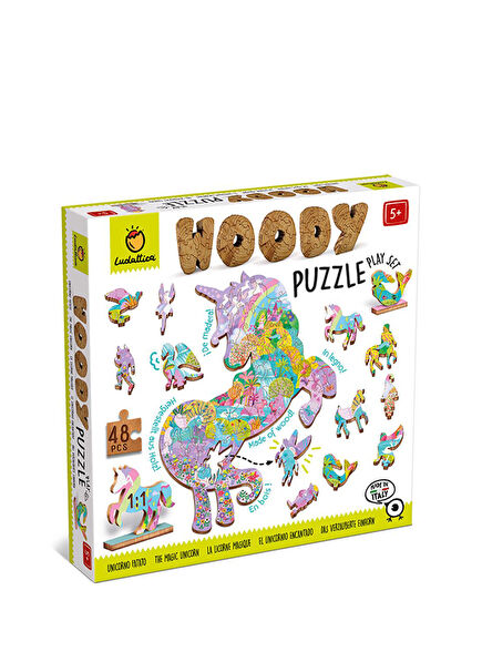 Unicorni Unicorns Woody Puzzle
