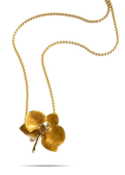 Orchid Yellow Women's Gold Plated Necklace