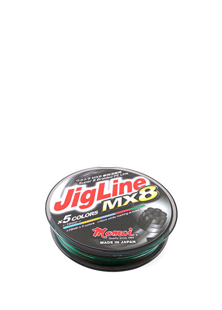 Jigline MX8 0.18mm 300 mt Multicolor İp Olta Misinası