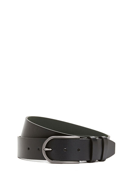 Siyah Erkek Deri Kemer