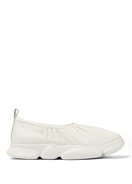 Karst White Leather Women's Sneakers