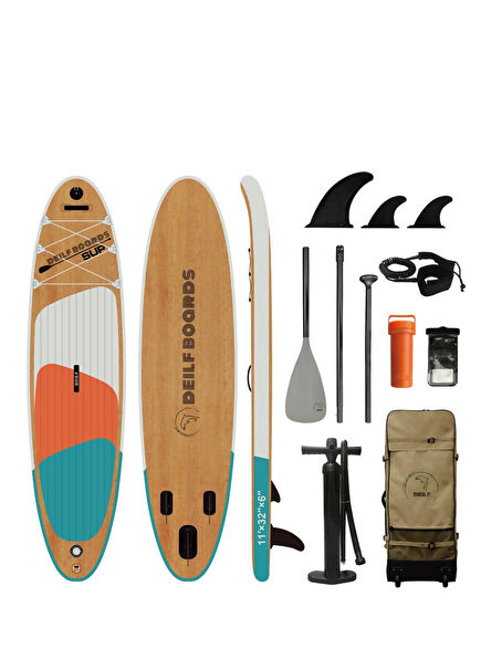 Woody Pro Inflatable Sup Surfboard Paddle Board