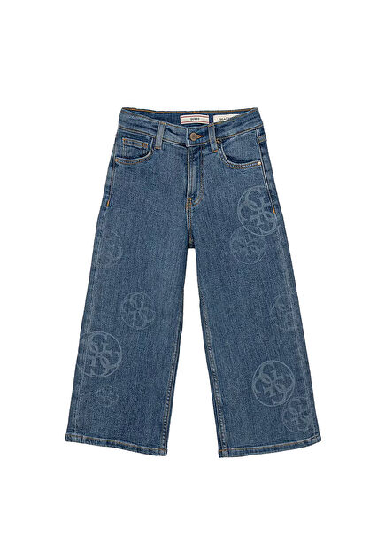 Mavi Kız Çocuk Pantolon 