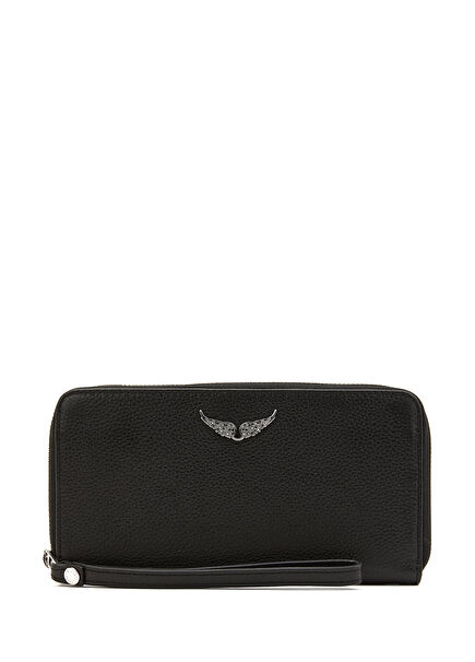 Black Women's Leather Card Holder
