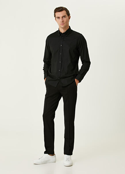 Black Knitted Sports Pants