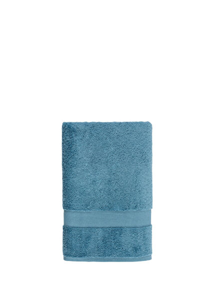 Luxury Petrol Blue Cotton Bath Towel 70x140 cm