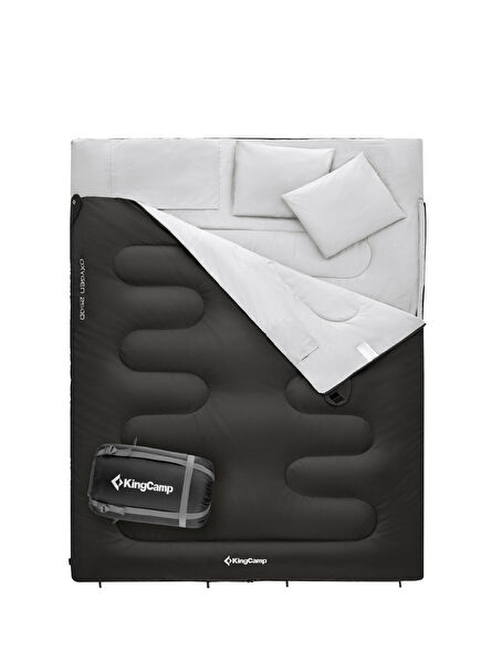 Oxygen Black 250-D Double Padded Sleeping Bag