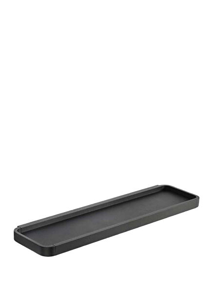 Rim Black Wall Mounted Rectangular Bathroom Shelf