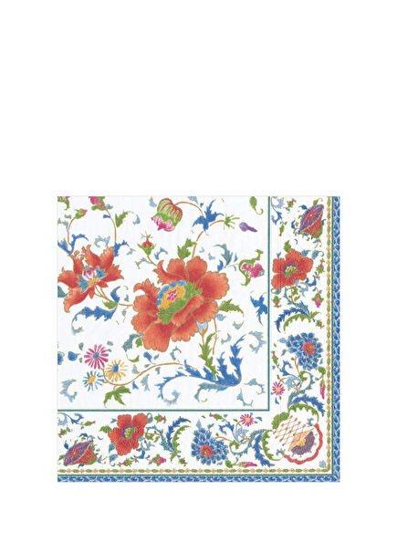 Chinese Ceramic Patterned Serving Napkin Set of 20