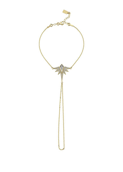 Burst 14 Ayar Altın Kadın Şahmeran Bileklik