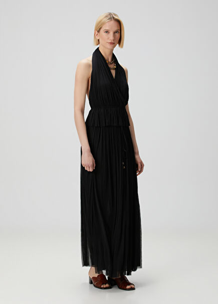 Black Maxi Tulle Skirt