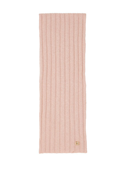 Pembe Kız Çocuk Yün Atkı