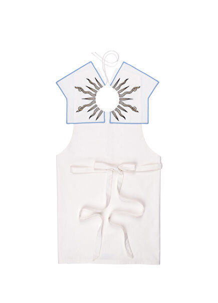 Sun II Apron Embroidered Girls' Apron Apron Dress