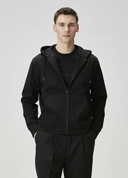 Black Hooded Sweatshirt