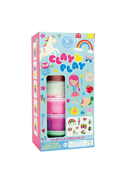 Clay And Play Rainbow Fairy Air Drying Clay Set