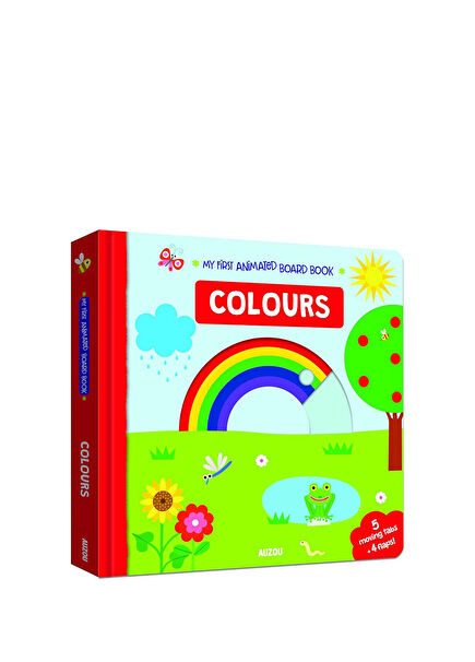 Colours My First Animated Board Book Çocuk İngilizce Aktivite Kitabı