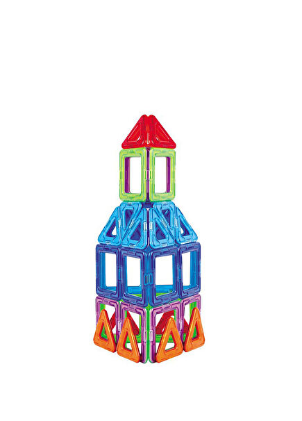 Basic 50 Parça 3+ Yaş Mıknatıslı Yapı Oyuncak Seti