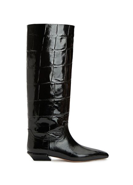 Black Women's Leather Boots