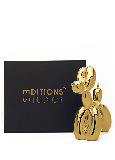 Jeff Koons Balloon Dog Xxlarge Gold Sculpture